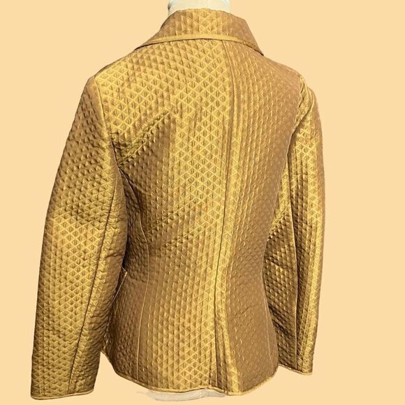Tahari Gold Blazer / SZ: 6 / EUC - Picture 3 of 7